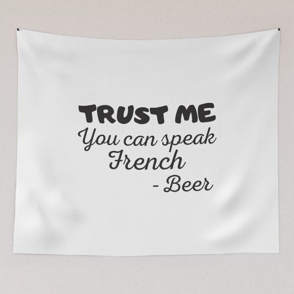 Item preview, Trust me you can speak french, beer designed and sold by Smileycreation.