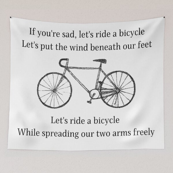 Item preview, Lyrics to Bicycle by RM designed and sold by bardnbangtan.
