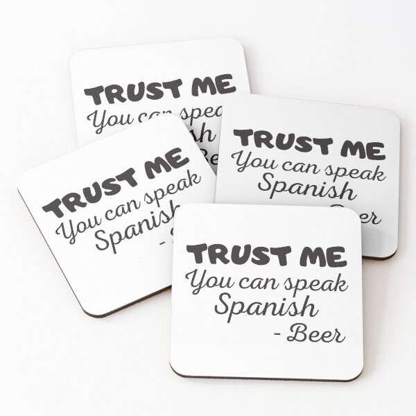 Item preview, Trust me you can speak spanish, beer designed and sold by Smileycreation.