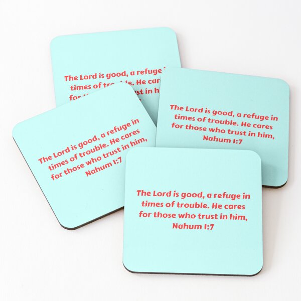 Item preview, Bible Verse Nahum 1:7 designed and sold by Prayingwarrior.