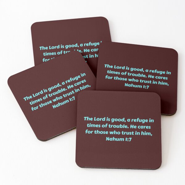 Item preview, Bible Verse Nahum 1:7 designed and sold by Prayingwarrior.