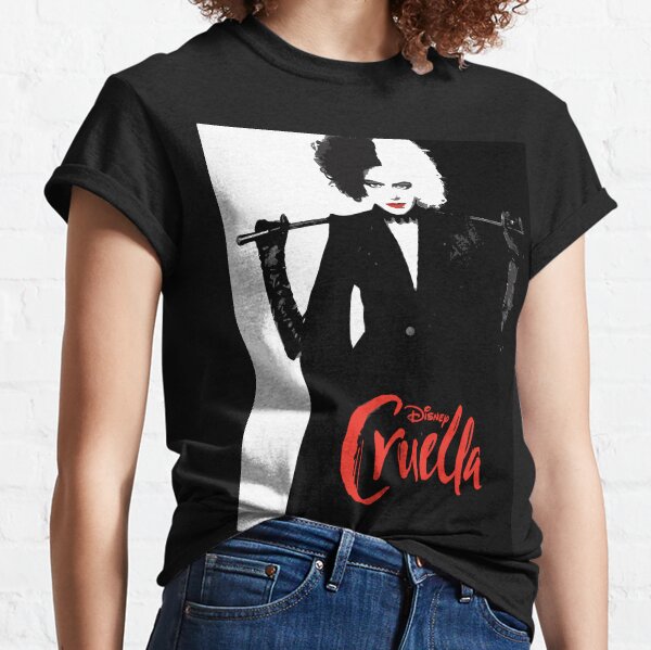 Cruella de vil Disney Vogue Funny Kid Girl Boy Birthday Gift Unisex T shirt 837 