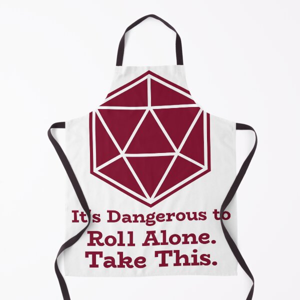 Item preview, It's Dangerous To Go Alone, Roll This, d10 D&D Joke designed and sold by SquishStitches.