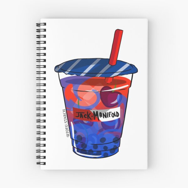 Item preview, Jack Manifold Bubble Tea Large Sticker  designed and sold by TofuStarch.