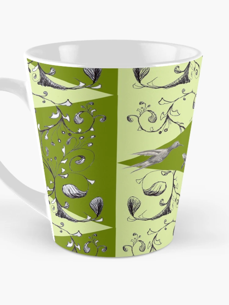Thumbnail 3 of 4, Coffee Mug, Graphite Finds Ink Vine In Digital Realm designed and sold by michaelasamples.