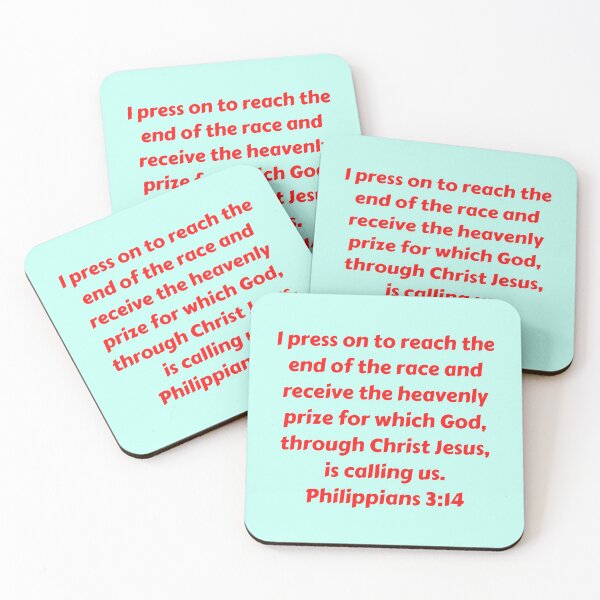 Item preview, Bible Verse Philippians 3:14 designed and sold by Prayingwarrior.
