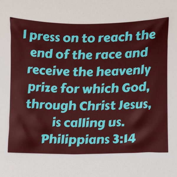 Artikelvorschau, Bible Verse Philippians 3:14 entworfen und verkauft von Prayingwarrior.