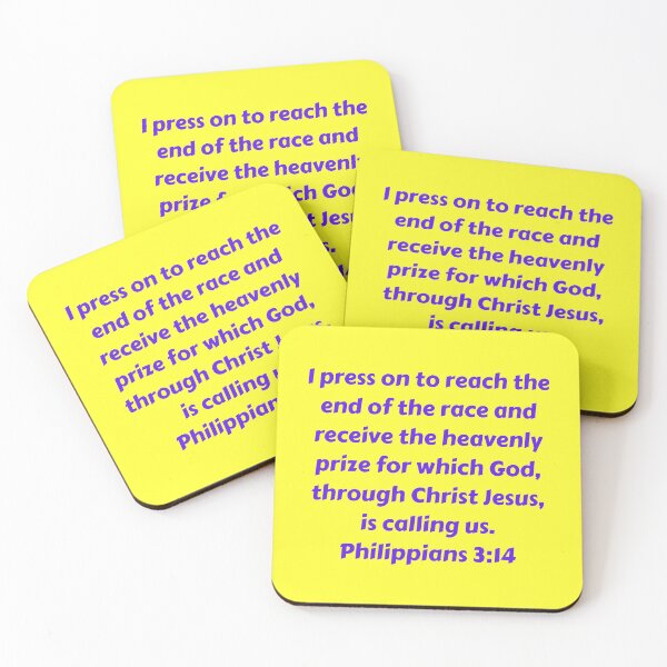 Item preview, Bible Verse Philippians 3:14 designed and sold by Prayingwarrior.