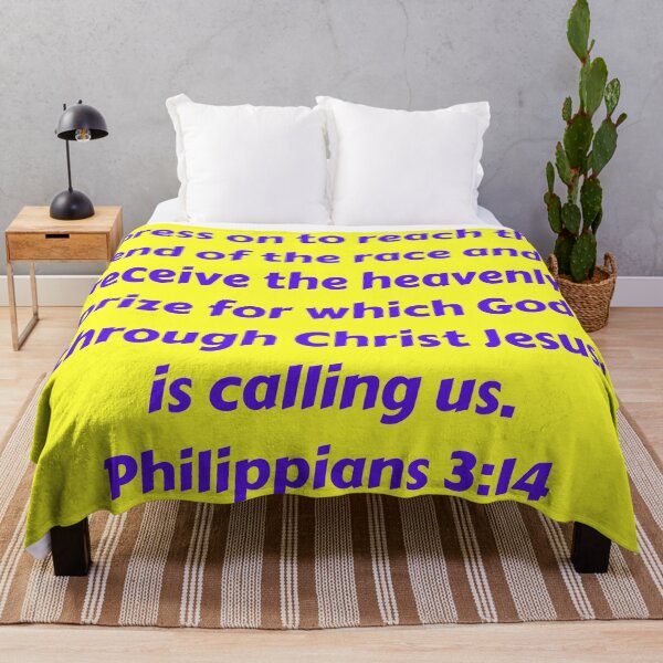 Artikelvorschau, Bible Verse Philippians 3:14 entworfen und verkauft von Prayingwarrior.