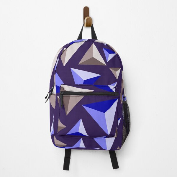 Item preview, Blue and Brown Triangular Pyramid Seamless Pattern designed and sold by anzelas.