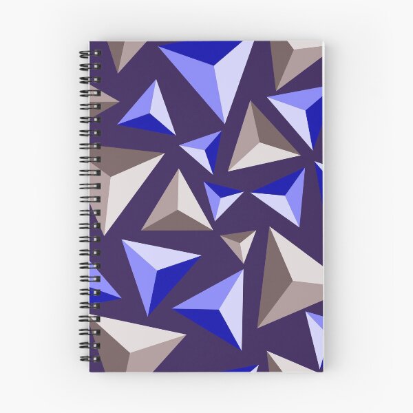 Item preview, Blue and Brown Triangular Pyramid Seamless Pattern  designed and sold by anzelas.