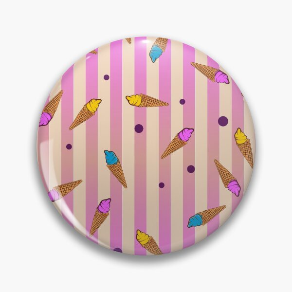 Item preview, cute multicolored ice cream pattern designed and sold by hateeyes.