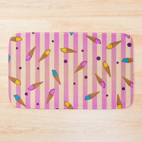 Item preview, cute multicolored ice cream pattern designed and sold by hateeyes.