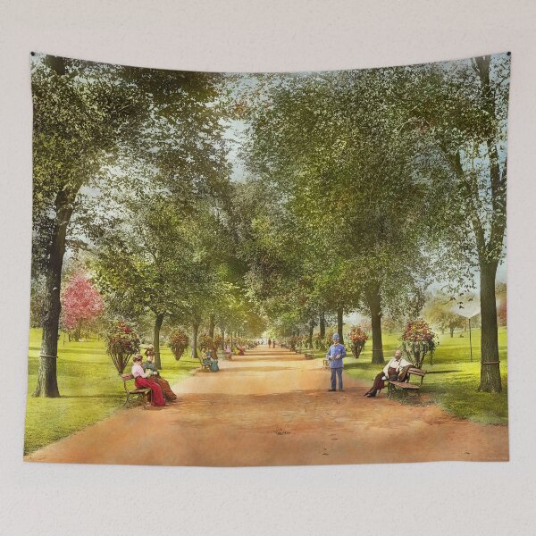 Item preview, City - Chicago IL - A Walk in Lincoln Park 1900 designed and sold by Mike Savad Photography.