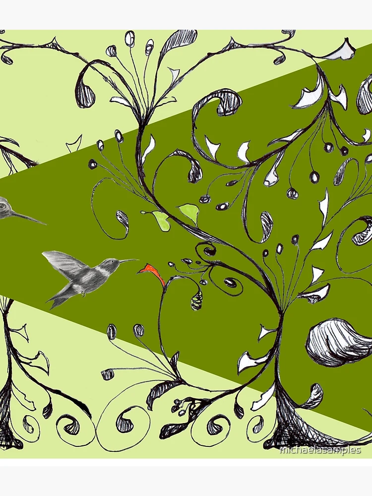 Thumbnail 3 of 3, Backpack, Graphite Finds Ink Vine In Digital Realm designed and sold by michaelasamples.