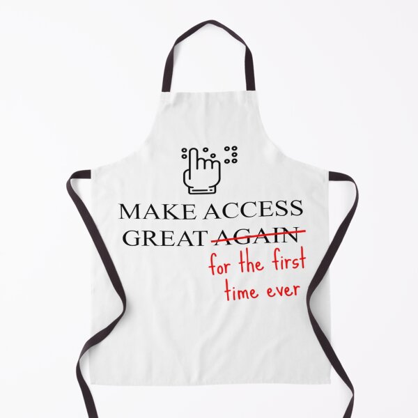 Item preview, Access For Visually Impaired Person Make Access Great Again designed and sold by tshirtworld.