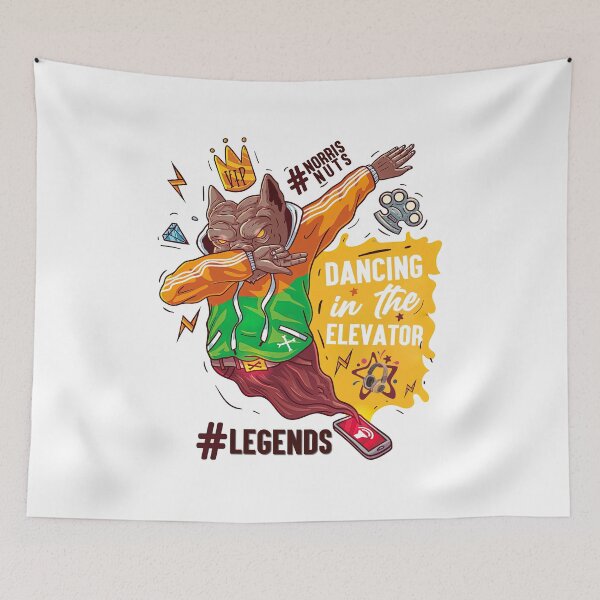 Item preview, Norris Nuts Merch, Dancing in The Elevator, Norris Nuts Dancing Dog designed and sold by graphic-genie.