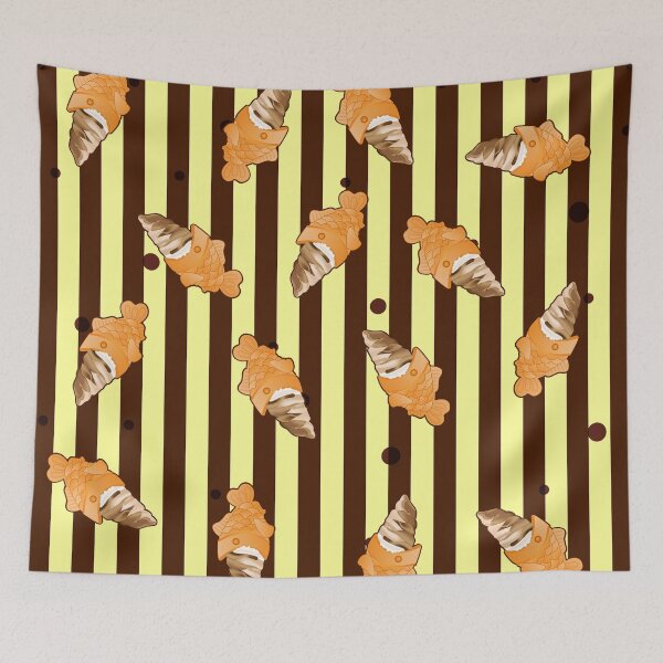 Item preview, cute fish ice cream pattern designed and sold by hateeyes.