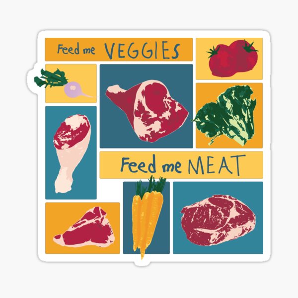 Feed Me Sticker