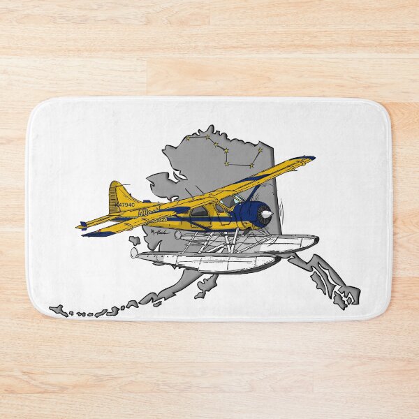 Item preview, Alaska Sticker with Dehaviland Beaver Alaska Seaplanes N777DH designed and sold by Michael Garber.