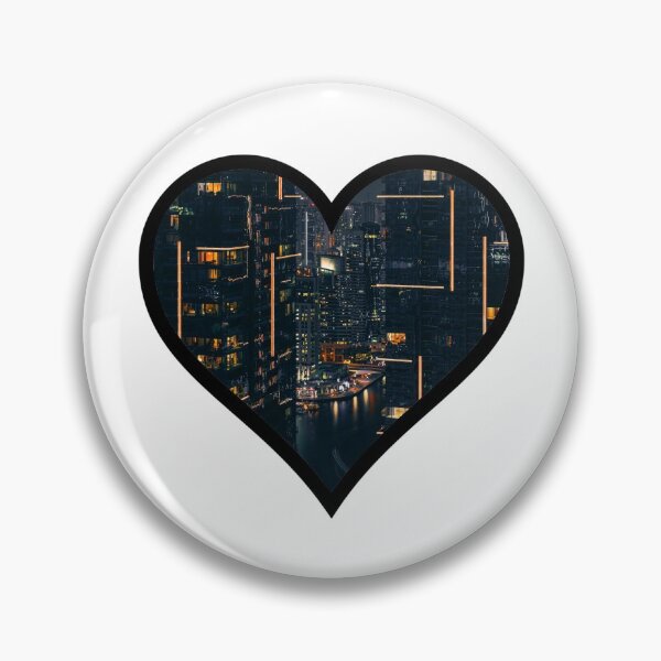 Item preview, Cityscape Heart designed and sold by BuzzySpaceBee.