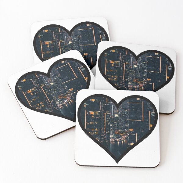Item preview, Cityscape Heart designed and sold by BuzzySpaceBee.