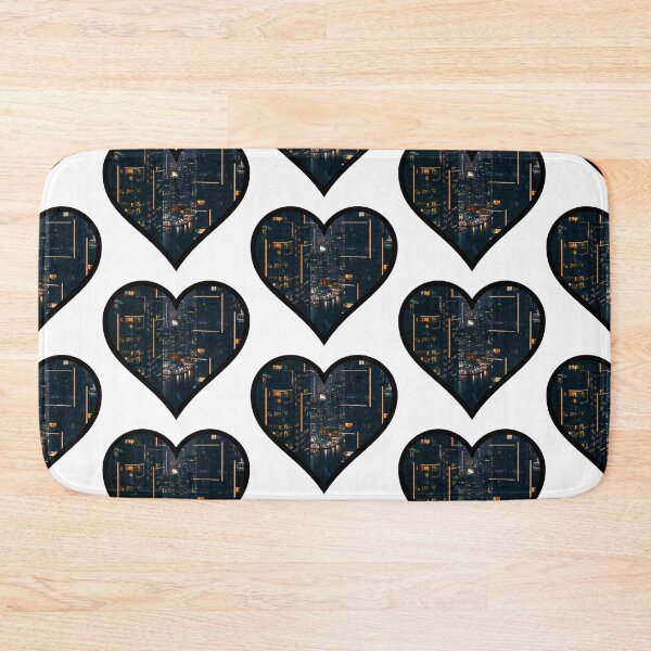 Item preview, Cityscape Heart designed and sold by BuzzySpaceBee.