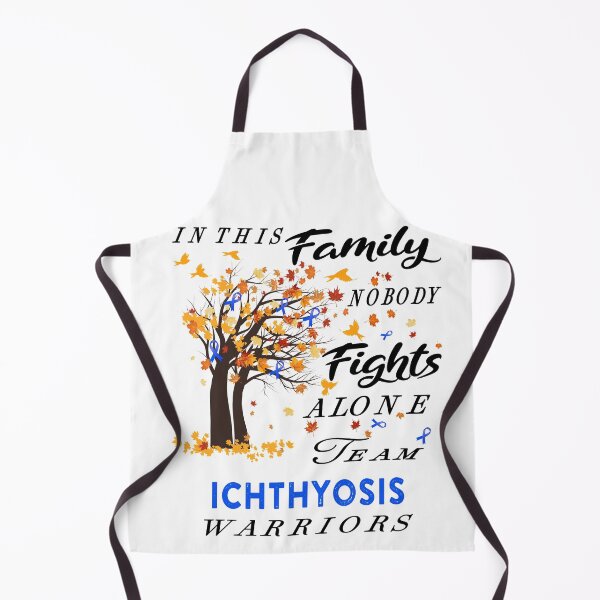Item preview, In This Family No One Fight Alone Ichthyosis Awareness ribbon tree designed and sold by radianen.