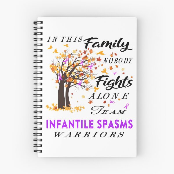Item preview, In This Family No One Fight Alone Infantile Spasms Awareness ribbon tree designed and sold by radianen.