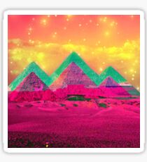 Trippy Pyramids Sticker