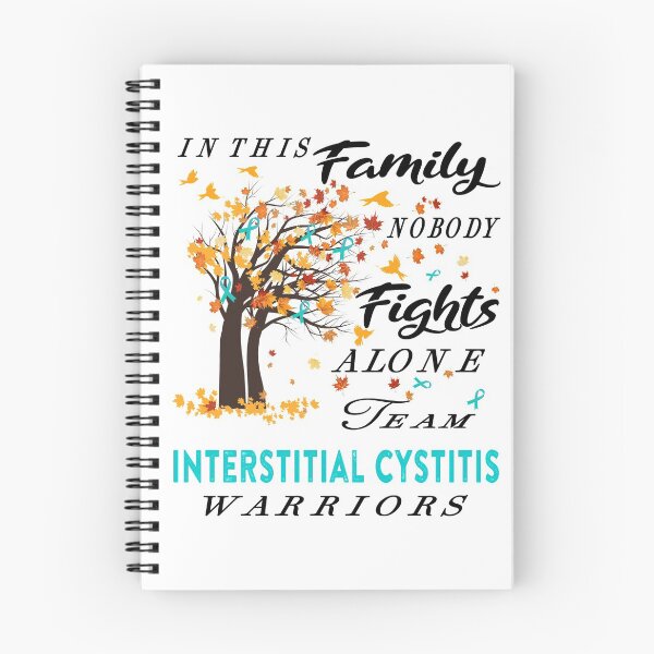 Item preview, In This Family No One Fight Alone Interstitial Cystitis Awareness ribbon tree designed and sold by radianen.