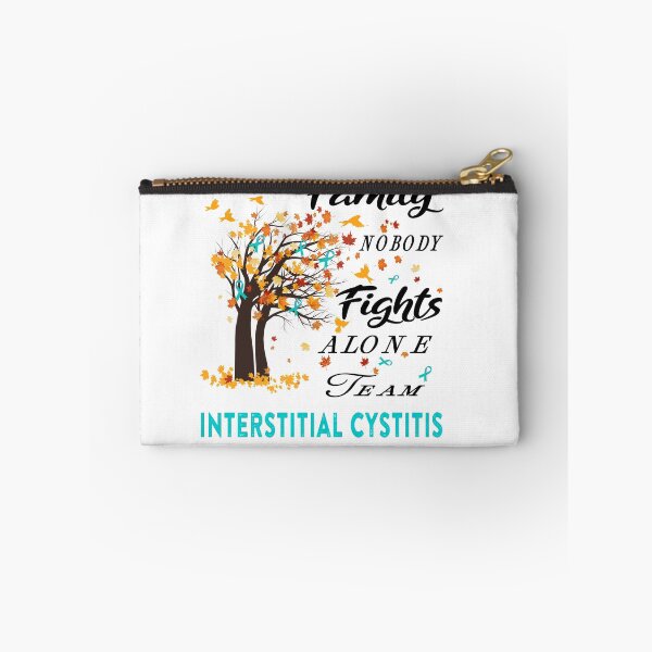 Item preview, In This Family No One Fight Alone Interstitial Cystitis Awareness ribbon tree designed and sold by radianen.