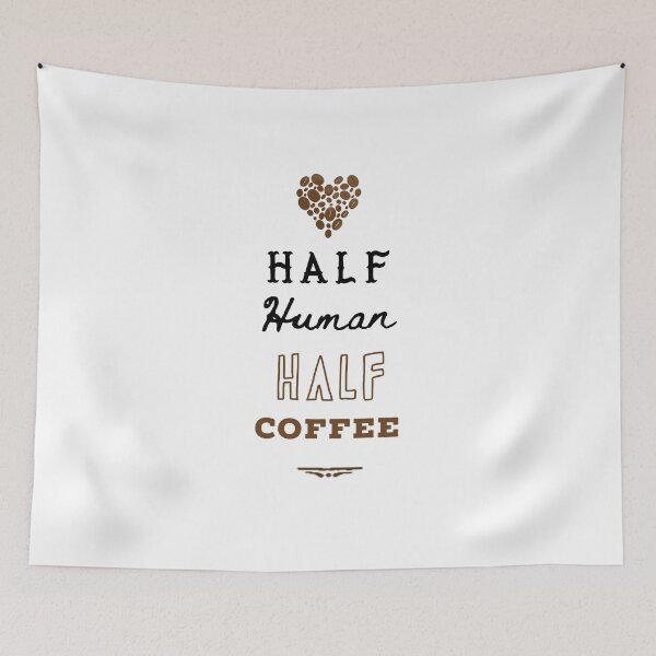 Item preview, Half Human Half Coffee designed and sold by UncleStuScience.