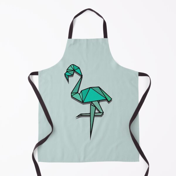 Item preview, Origami Flamingo - Aqua Green designed and sold by Chubuter.