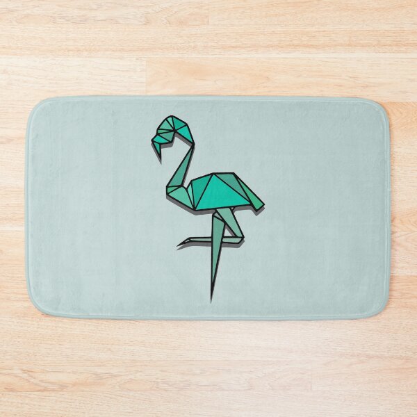 Item preview, Origami Flamingo - Aqua Green designed and sold by Chubuter.