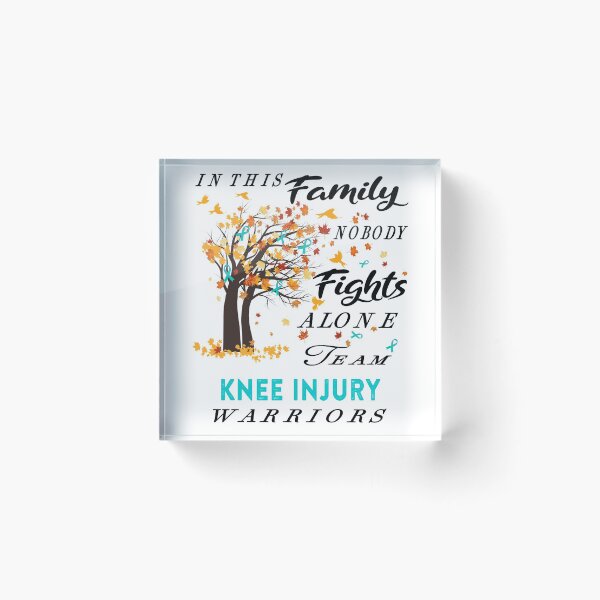Item preview, In This Family No One Fight Alone Knee Injury Awareness ribbon tree designed and sold by radianen.