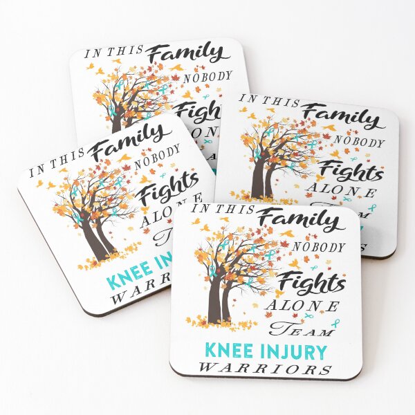 Item preview, In This Family No One Fight Alone Knee Injury Awareness ribbon tree designed and sold by radianen.