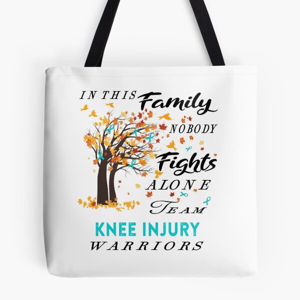Item preview, In This Family No One Fight Alone Knee Injury Awareness ribbon tree designed and sold by radianen.