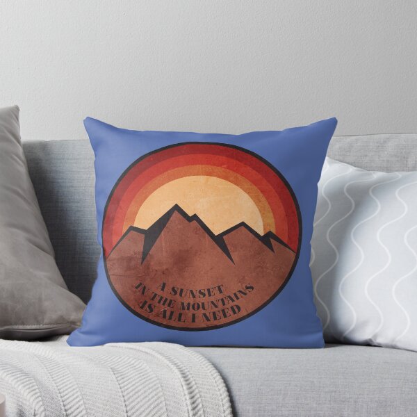 Item preview, A Sunset In The Mountains Is All I Need designed and sold by Udens.