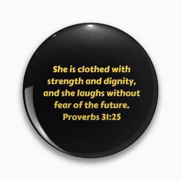 Item preview, Bible Verse Proverbs 31:25 designed and sold by Prayingwarrior.