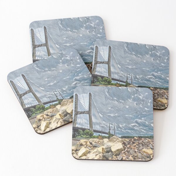 Item preview, Rocks, Bridges, & Cloudy Skies designed and sold by Madelyn Paige.