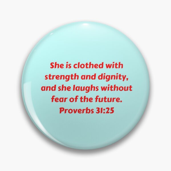 Item preview, Bible Verse Proverbs 31:25 designed and sold by Prayingwarrior.