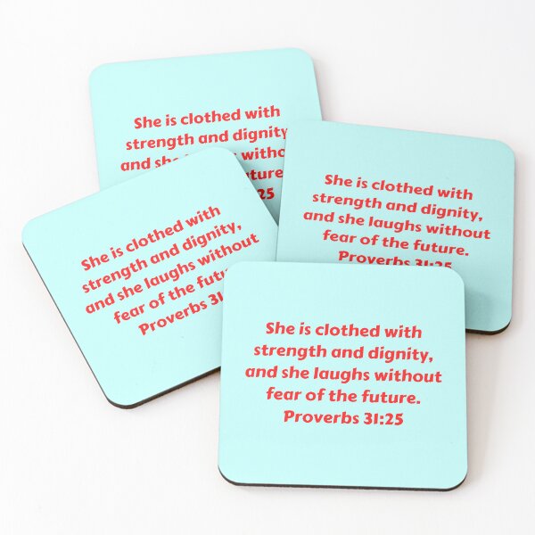 Item preview, Bible Verse Proverbs 31:25 designed and sold by Prayingwarrior.