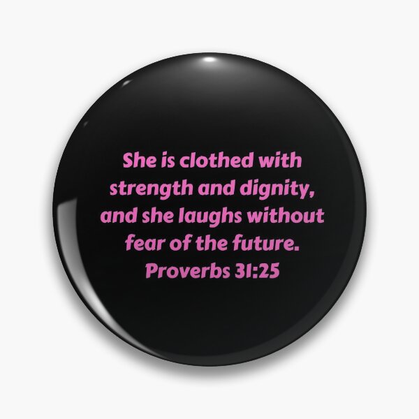 Item preview, Bible Verse Proverbs 31:25 designed and sold by Prayingwarrior.