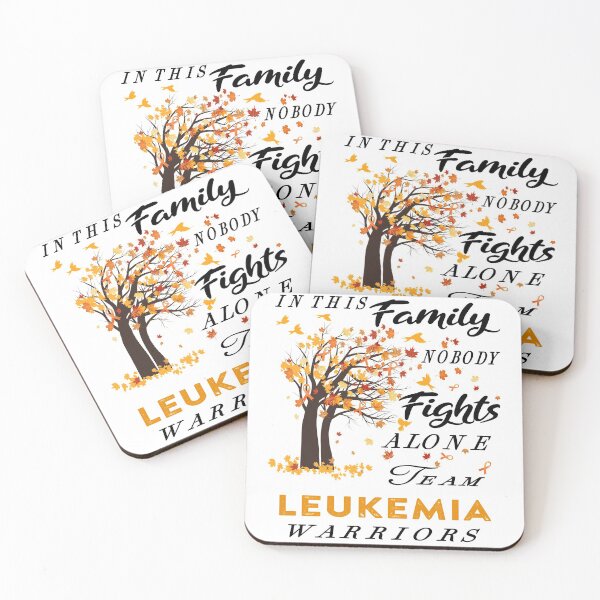 Item preview, In This Family No One Fight Alone Leukemia Awareness ribbon tree designed and sold by radianen.