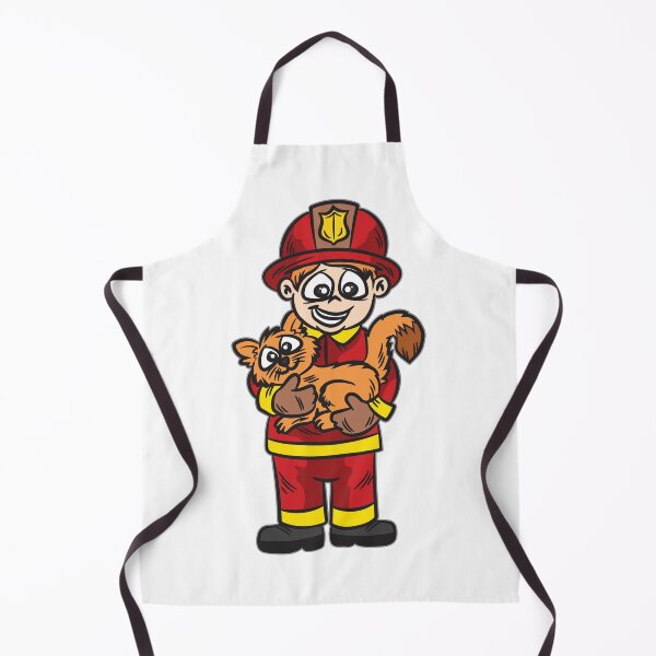 Item preview, Fireman Boy Rescue Cat designed and sold by Moonpie90.