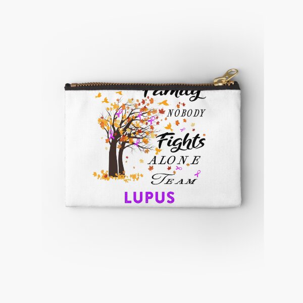 Item preview, In This Family No One Fight Alone Lupus Awareness ribbon tree designed and sold by radianen.