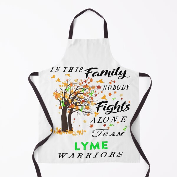 Item preview, In This Family No One Fight Alone Lyme Awareness ribbon tree designed and sold by radianen.