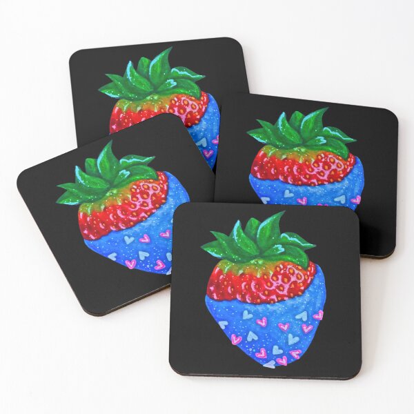 Item preview, Blue Candied Strawberry designed and sold by cazmie.