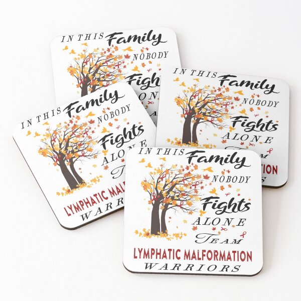 Item preview, In This Family No One Fight Alone Lymphatic Malformation Awareness ribbon tree designed and sold by radianen.